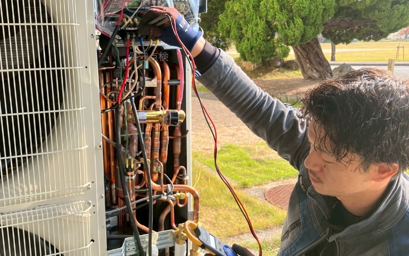 空調保守点検 施工写真2